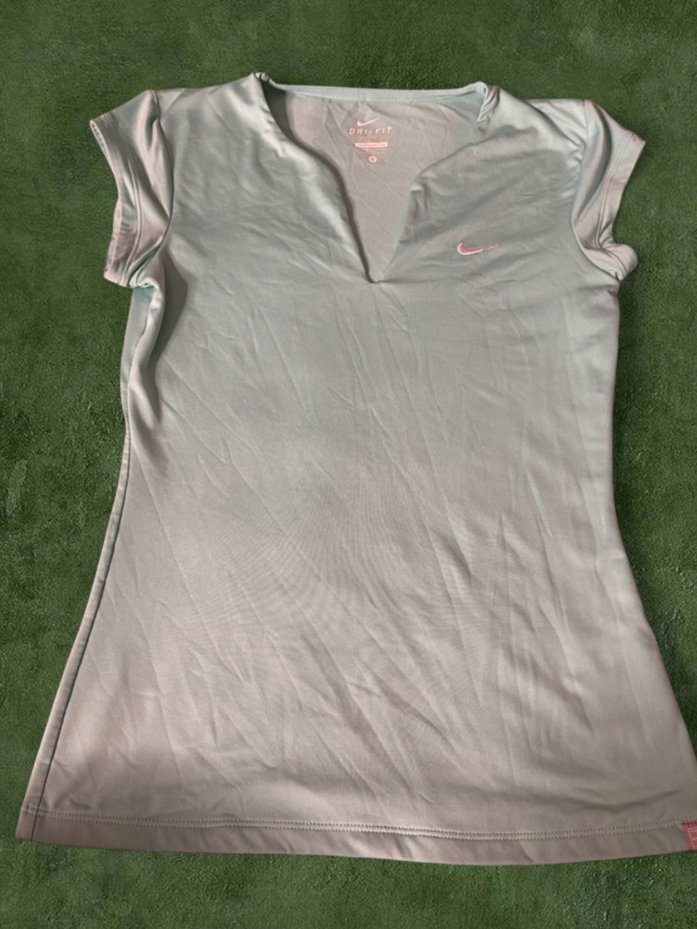 Nike Women’s Mint Green Dri-FIT Short Sleeve Top